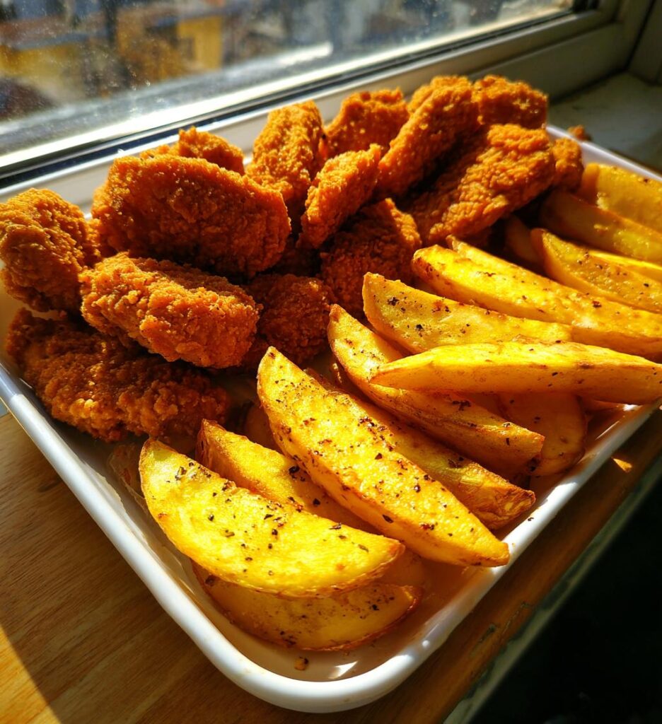 Chicken Nuggets and Wedges