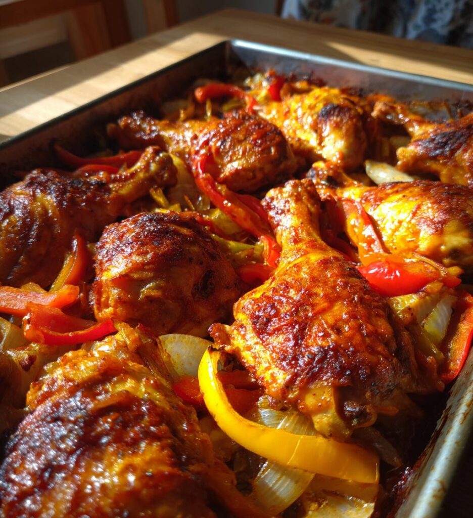 Chicken Piri Piri Tray Bake