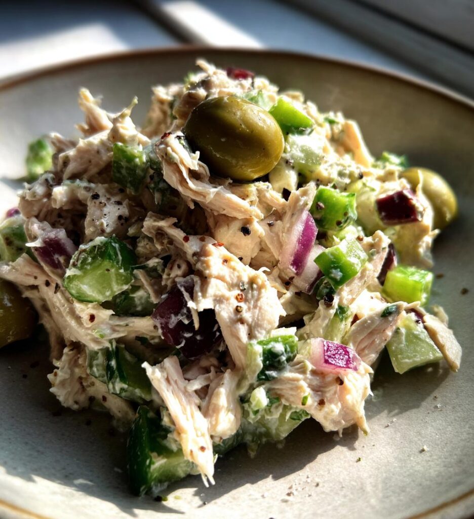 Chicken Salad with Olives