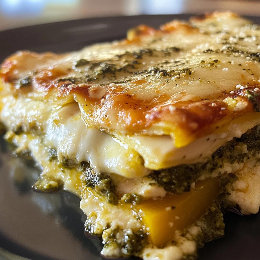 Chicken, Squash & Pesto Lasagne - detail 1