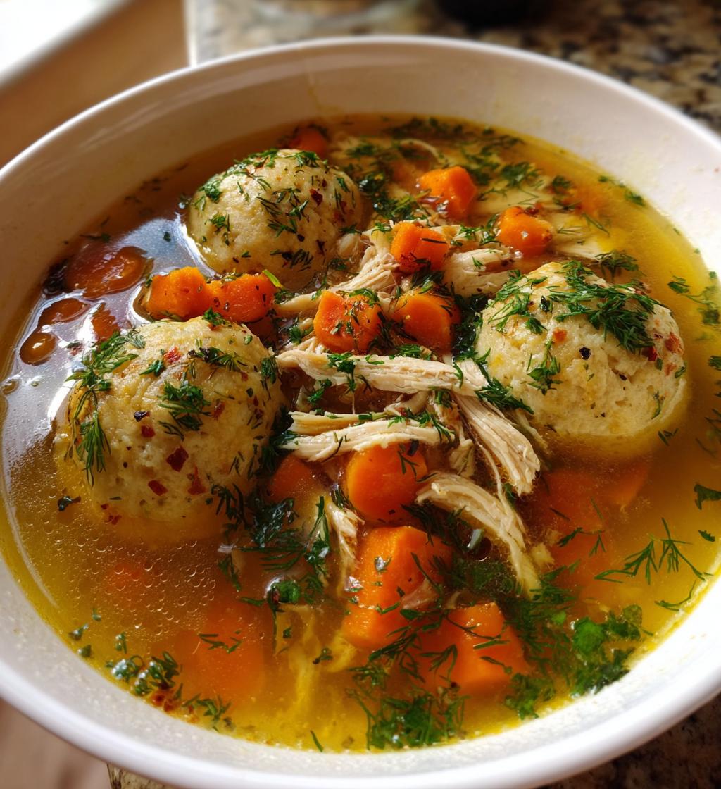 Chicken and Matzo Ball Soup