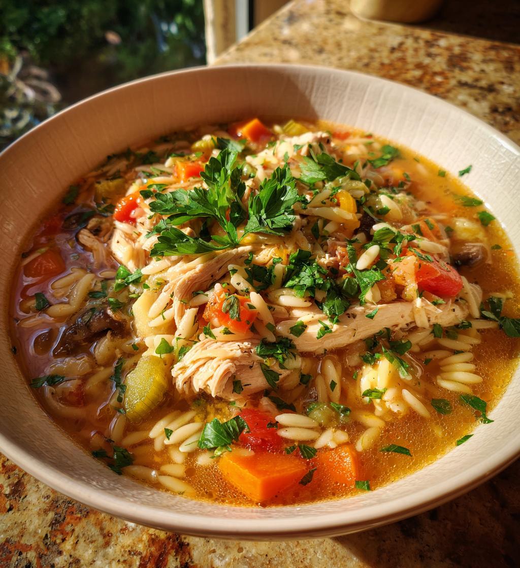 Chicken and Orzo Soup