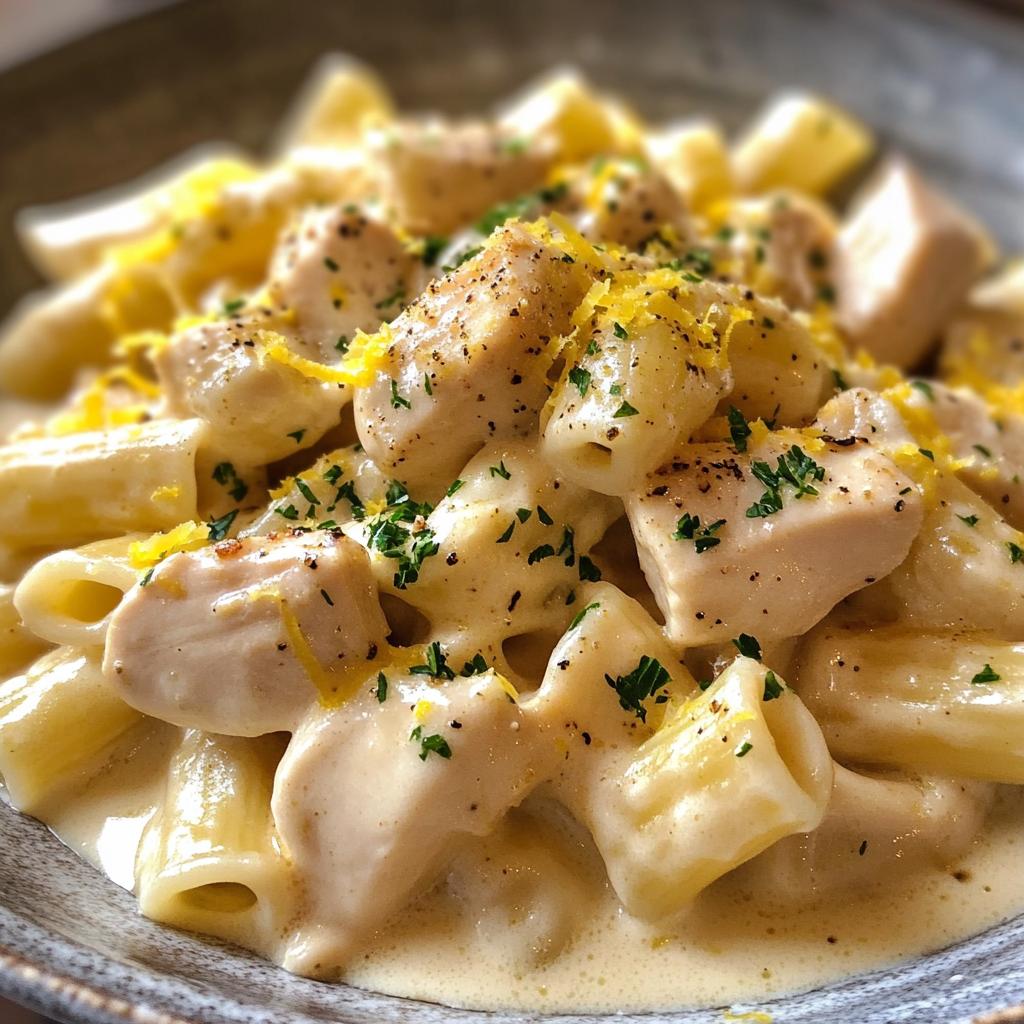 Creamy Lemon Chicken Pasta - detail 1