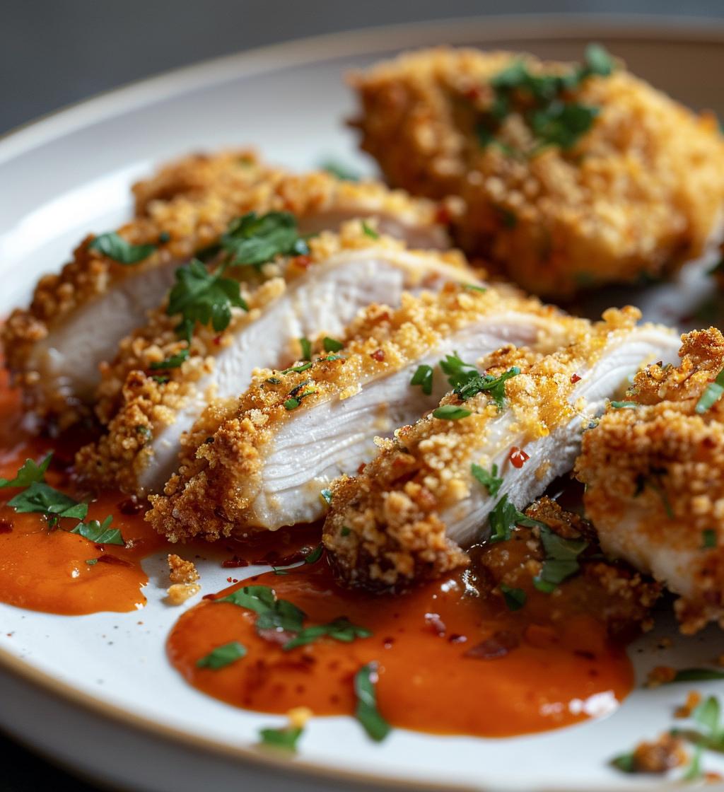 Crunchy Chicken with Romesco - detail 1