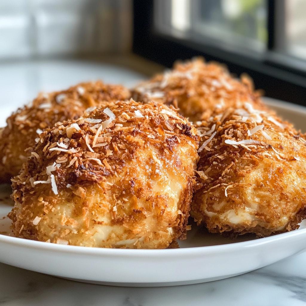 Crunchy Coconut Fried Chicken - detail 1