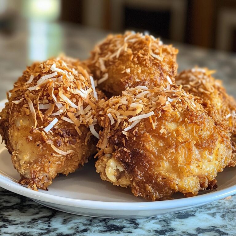 Crunchy Coconut Fried Chicken