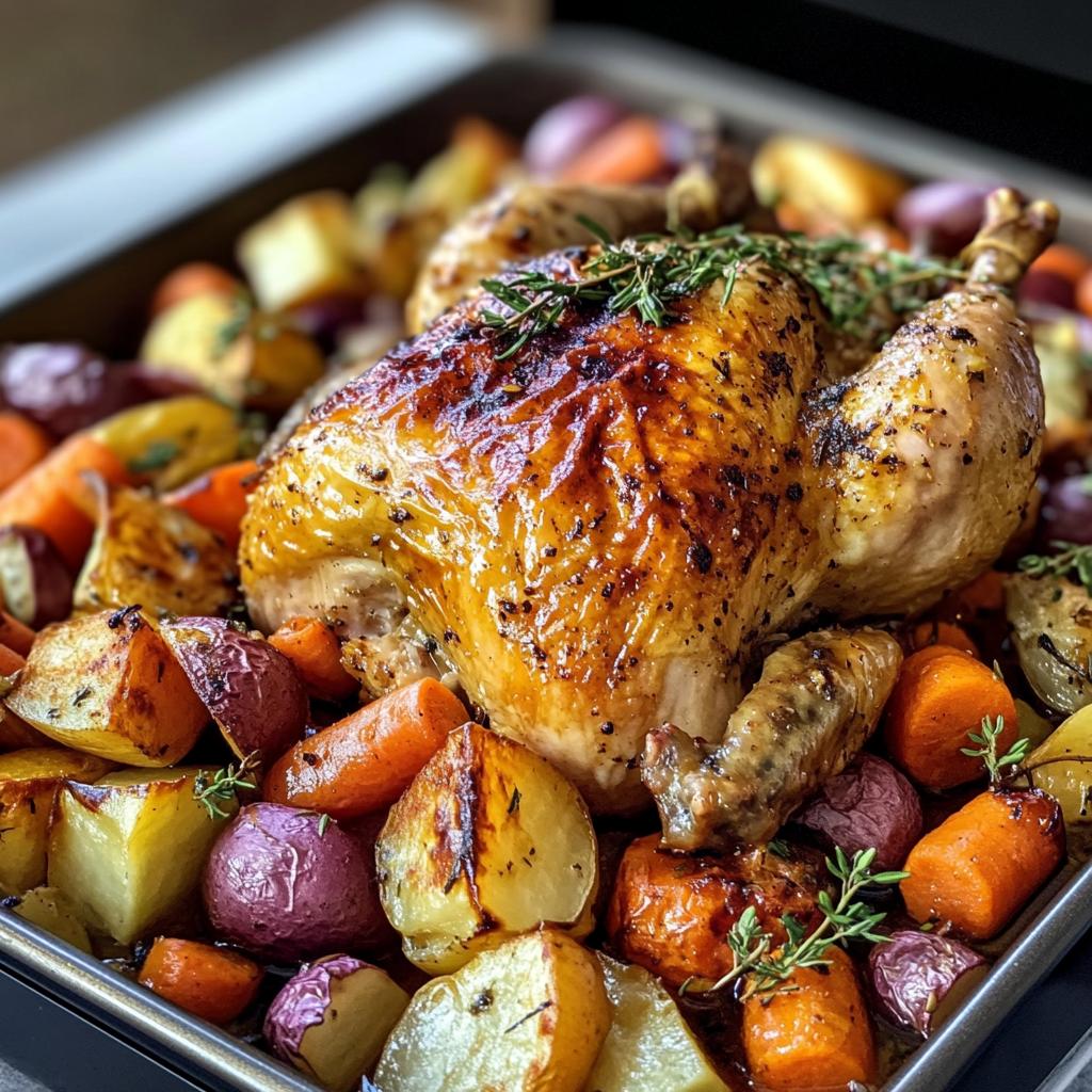 Easy One-pan Roast Chicken and Vegetables - detail 1