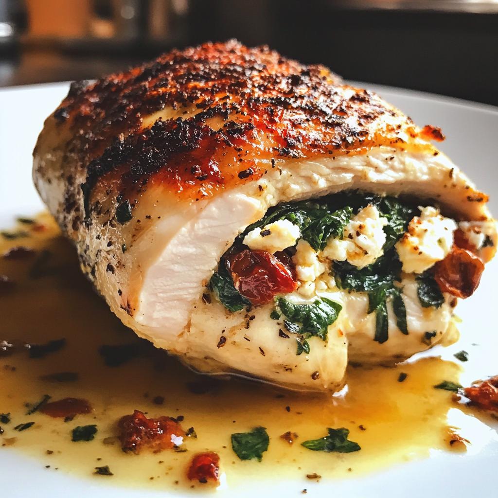 Greek Stuffed Chicken