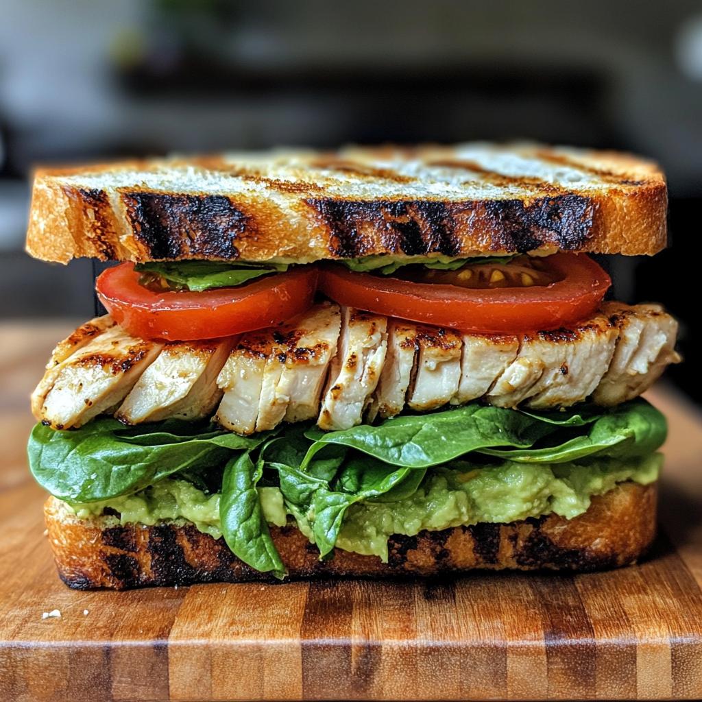 Grilled Chicken Avocado Sandwich - detail 1