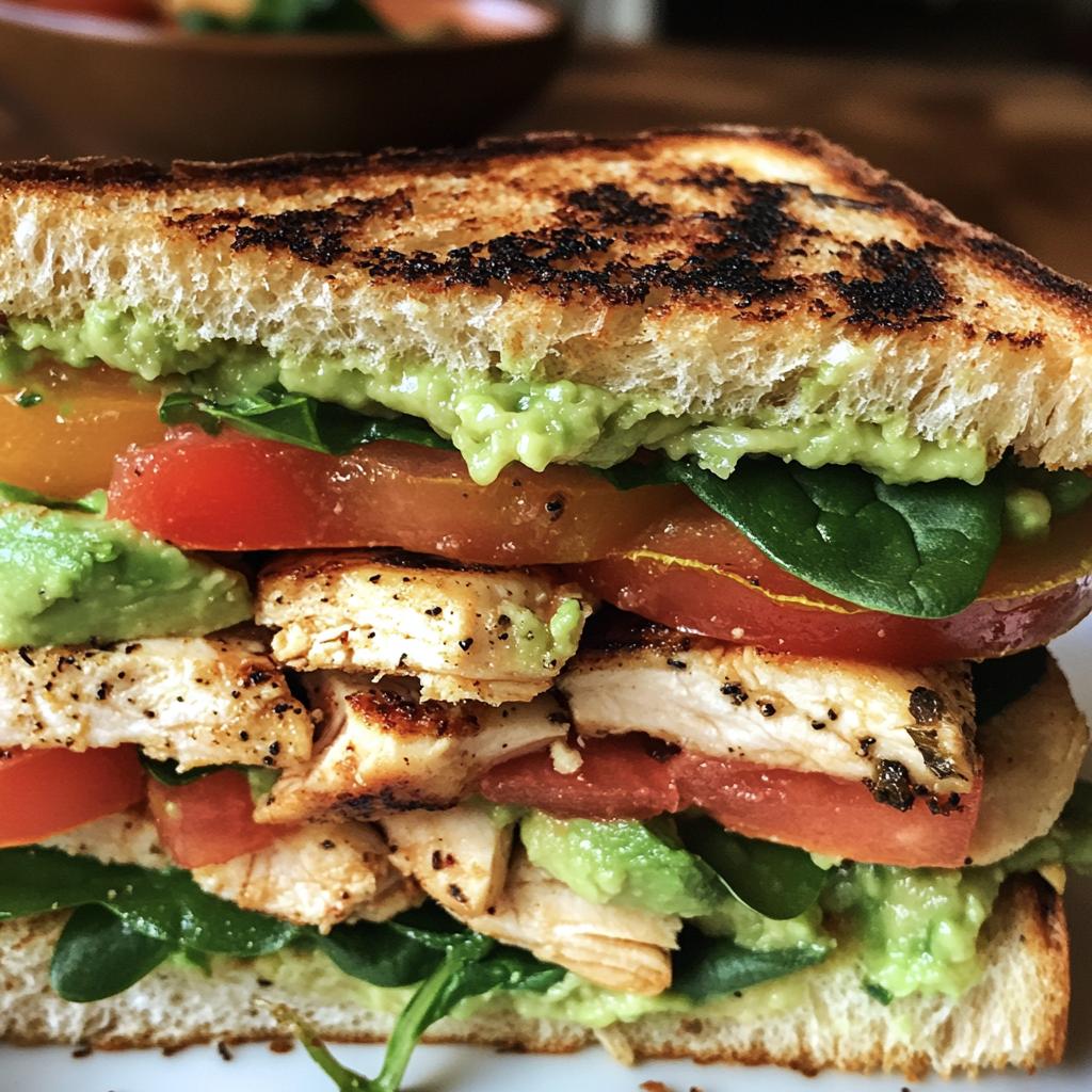 Grilled Chicken Avocado Sandwich