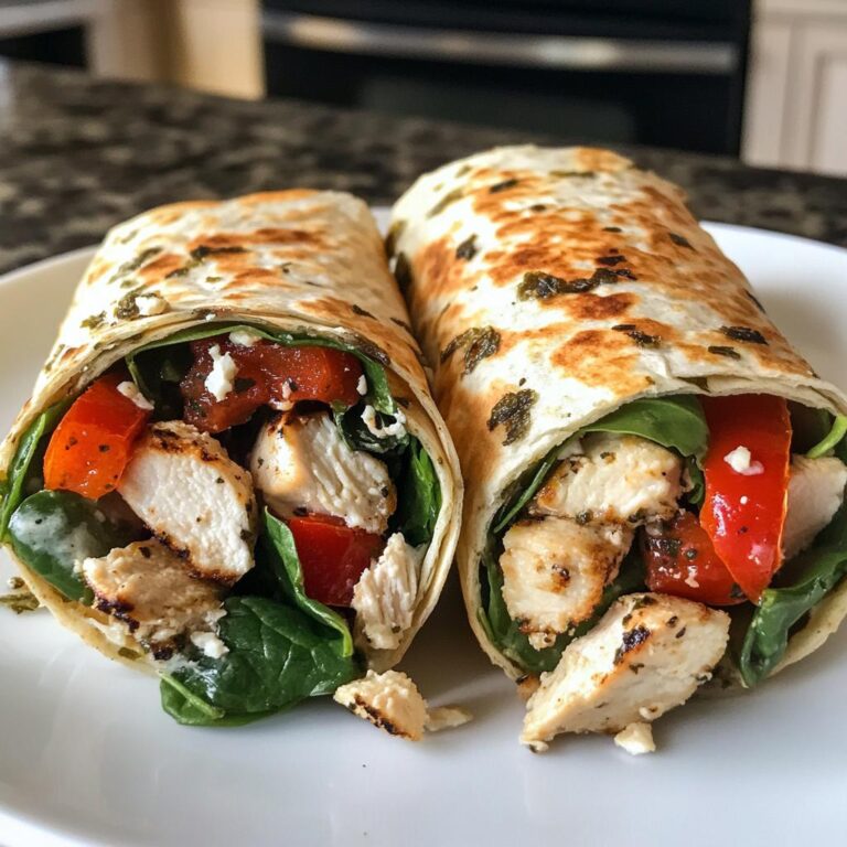 Italian Chicken Wrap