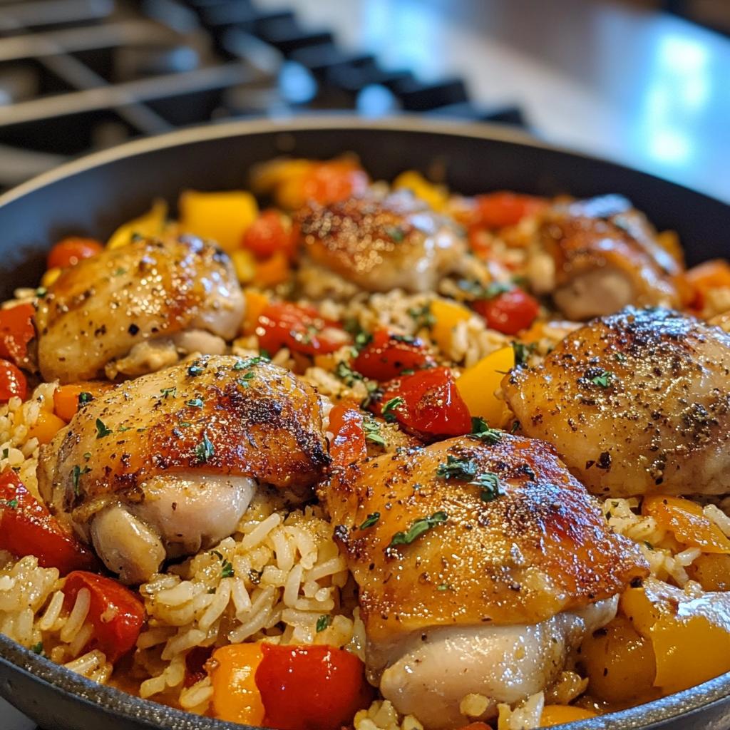 Mediterranean Chicken and Rice - detail 1