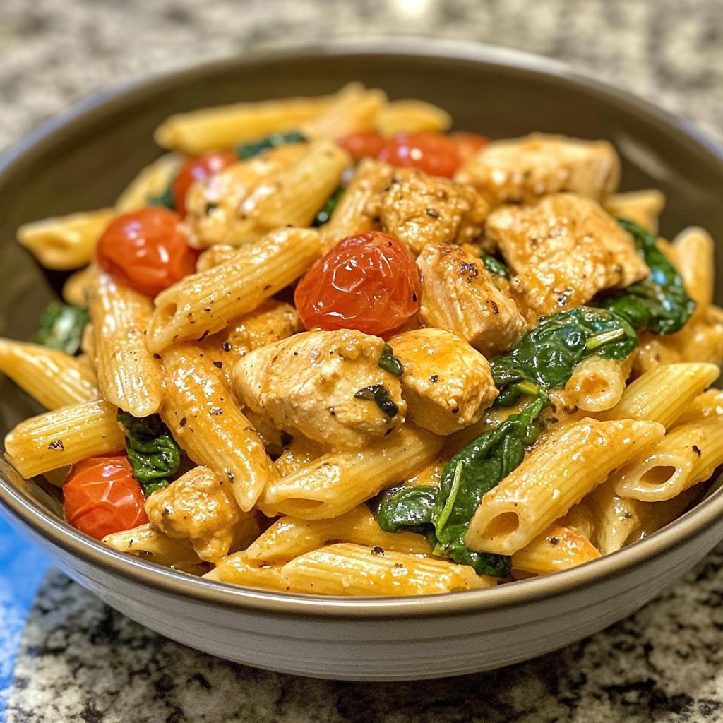 Spicy Tuscan Chicken Pasta - detail 1