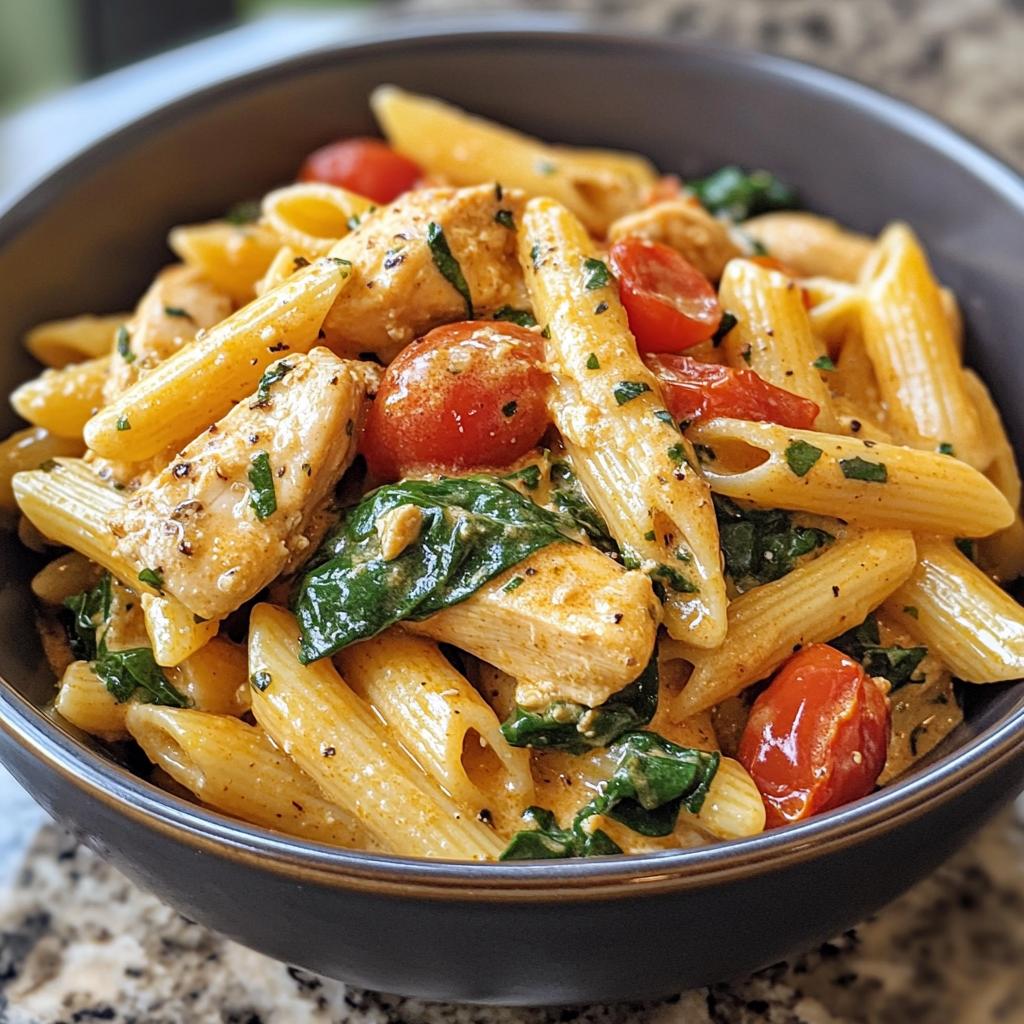 Spicy Tuscan Chicken Pasta