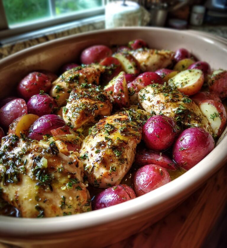 chicken and red potatoes crockpot