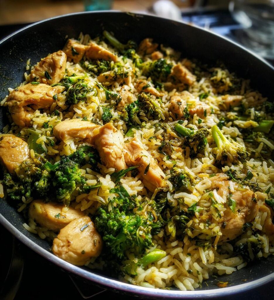 chicken and rice recipes broccoli