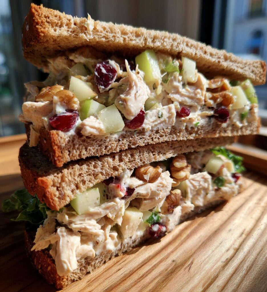 chicken apple salad sandwich