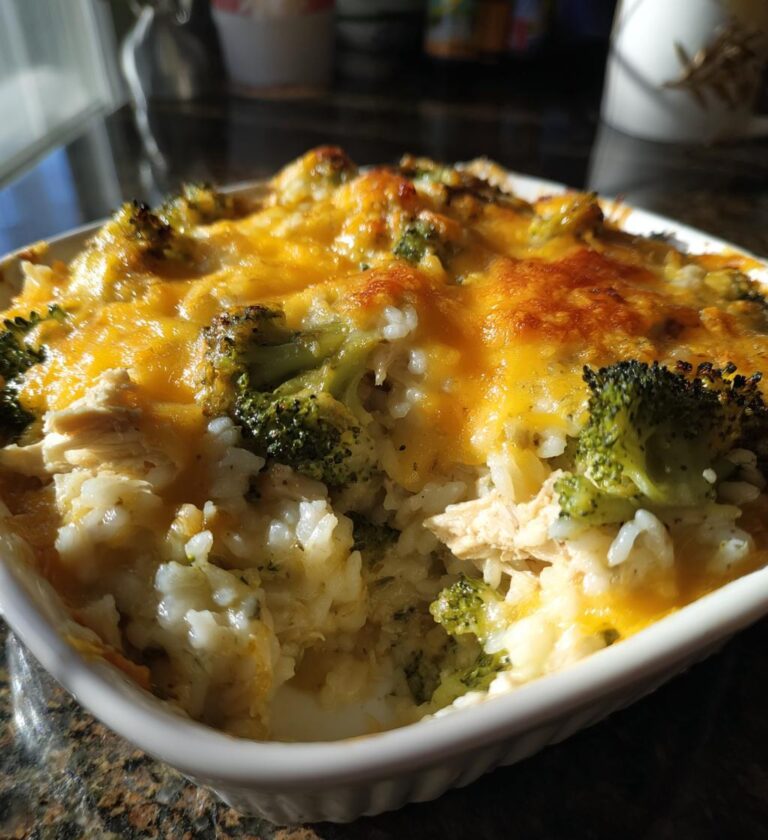 chicken brocolli rice casserole easy