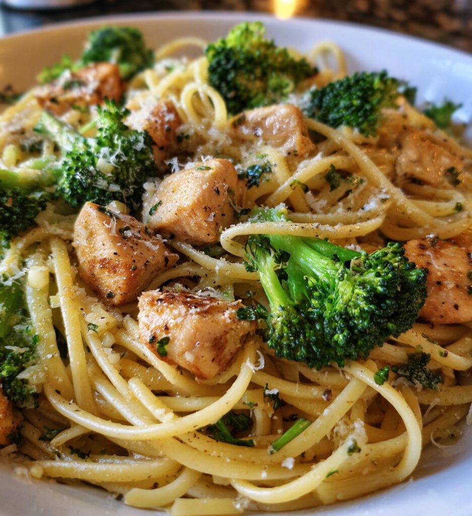 chicken pasta broccoli