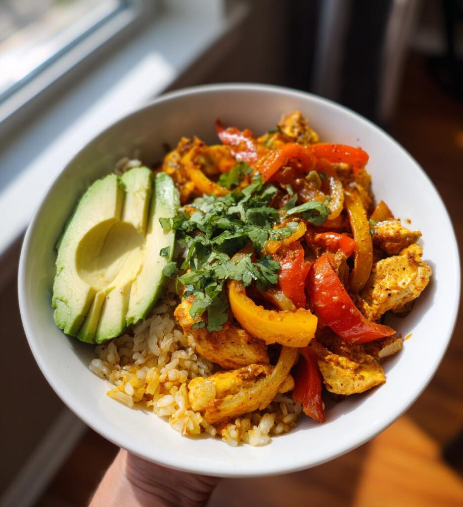 fajitas chicken bowl