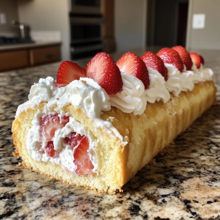 fluffy strawberry shortcake cheesecake roll