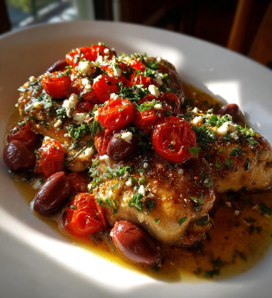 greek chicken slow cooker