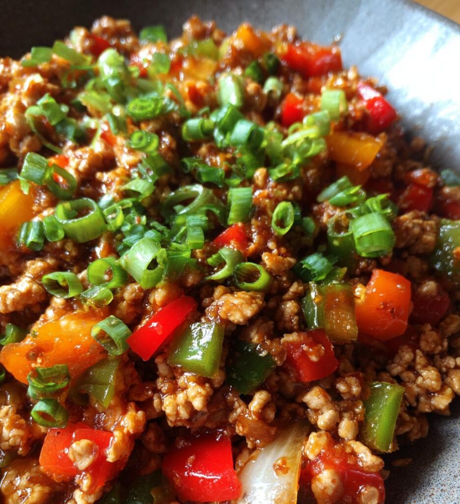 ground chicken chinese recipes