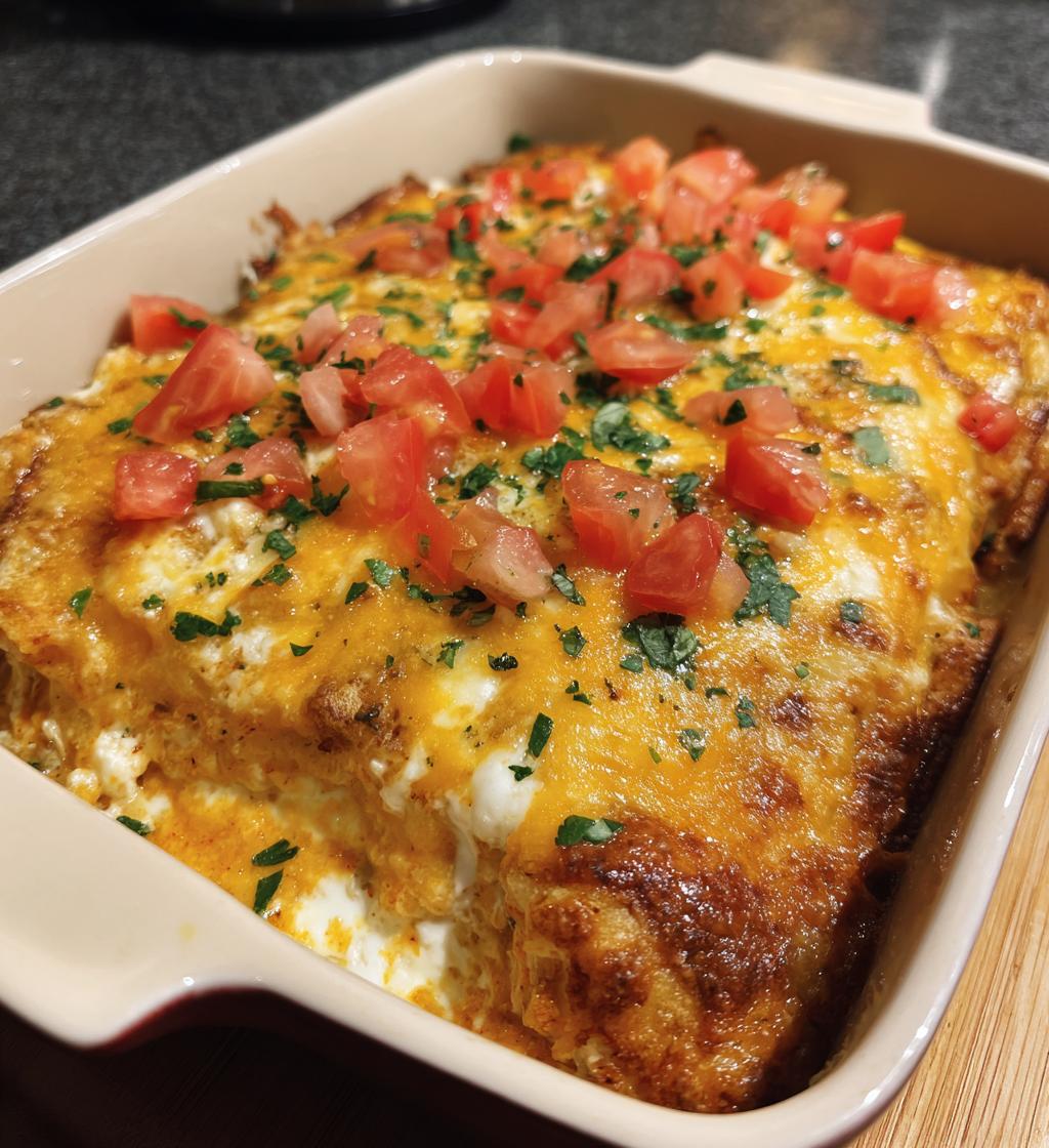 keto chicken enchiladas casserole