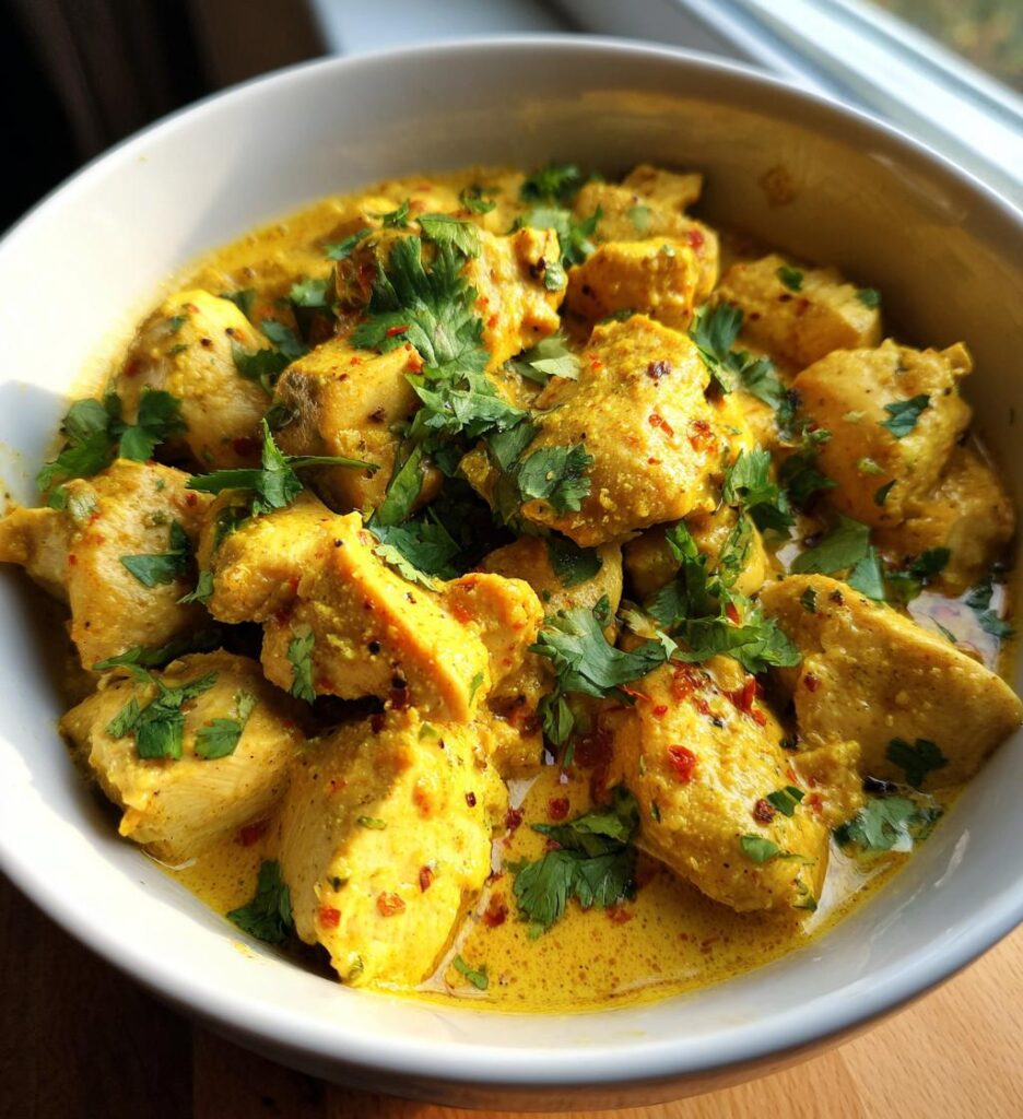 keto coconut curry chicken