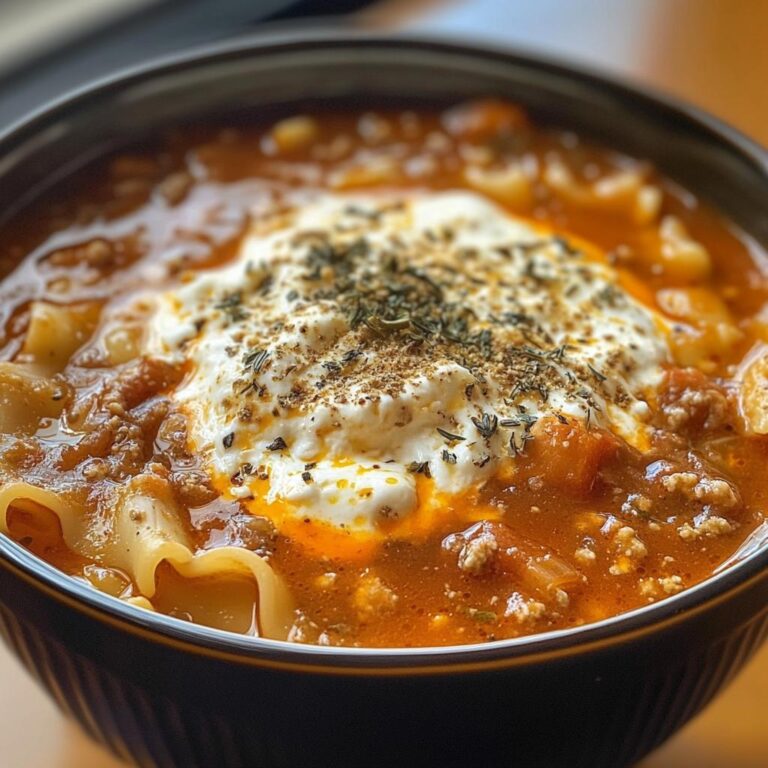 lasagna soup