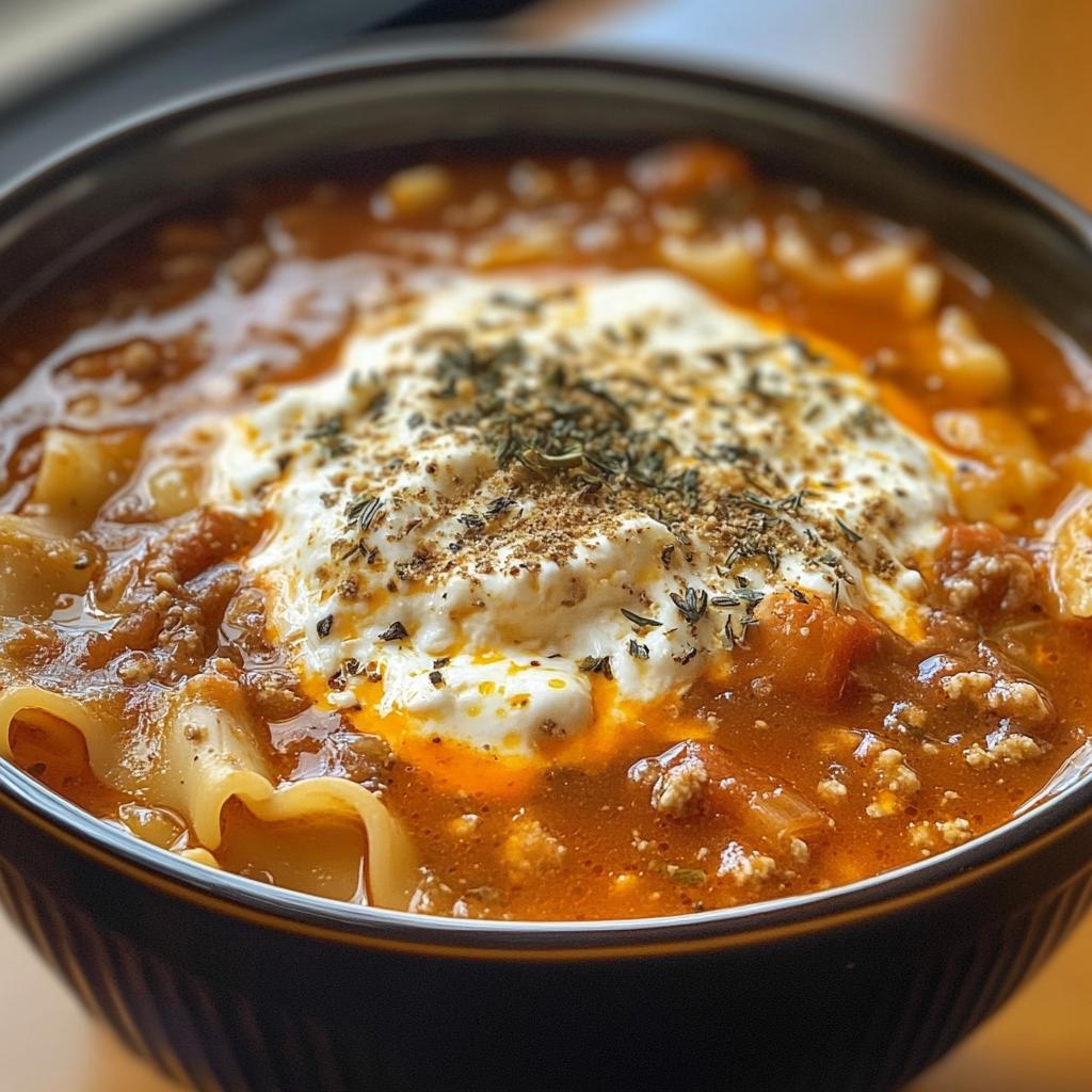 lasagna soup