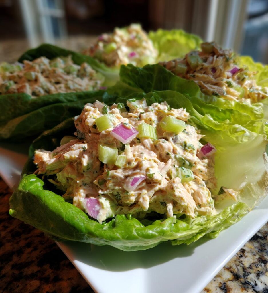 lettuce wrap chicken salad