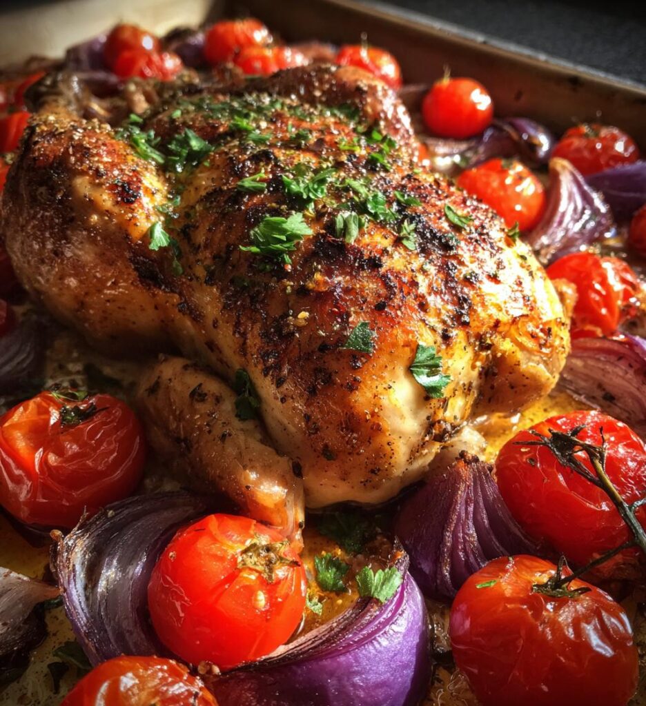 mediterranean roasted chicken