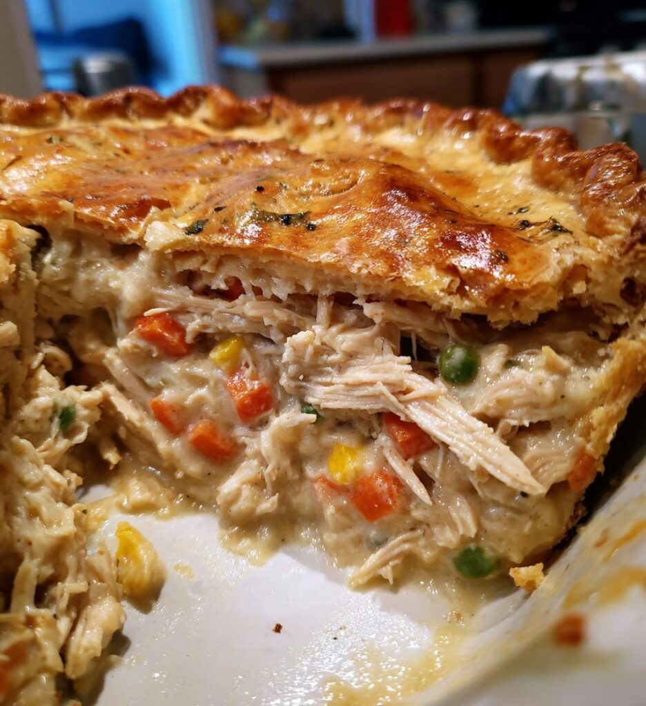 ninja foodi chicken pot pie recipe
