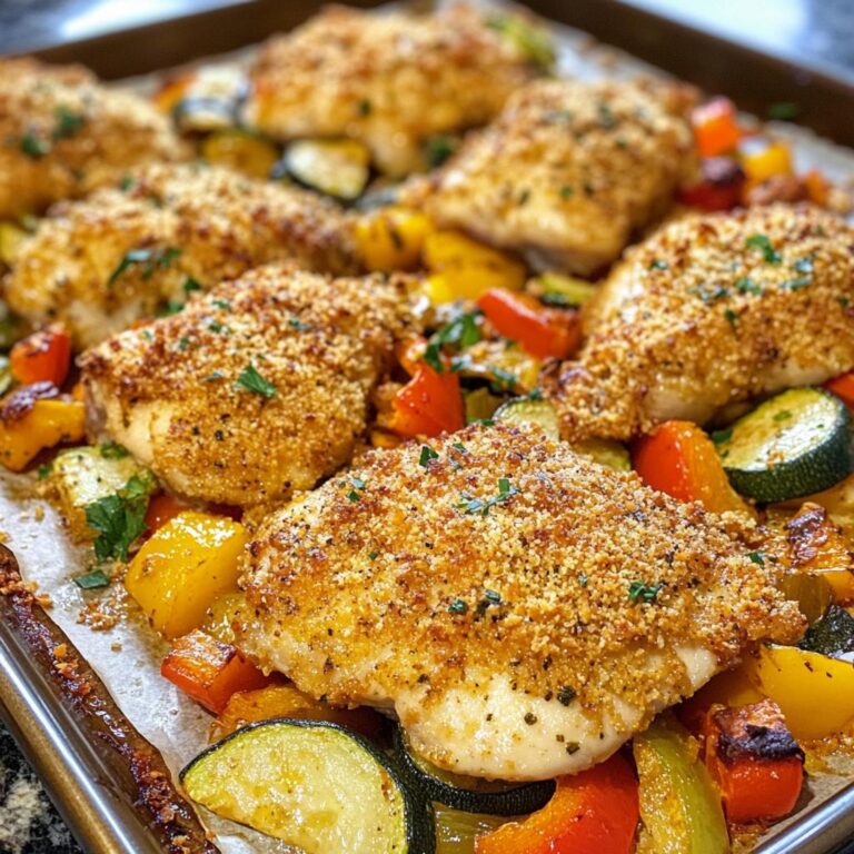 parmesan crusted chicken sheet pan