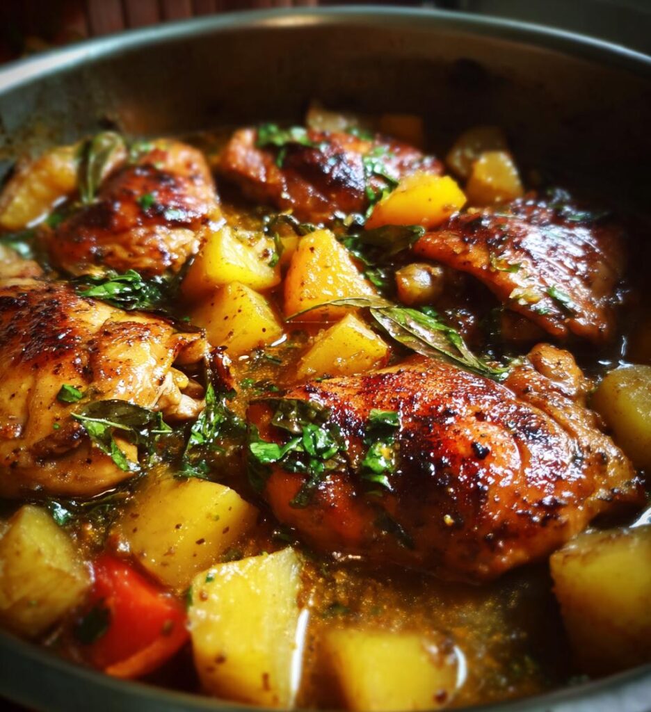 potato chicken instant pot