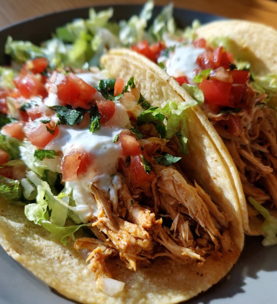 ranch chicken tacos instant pot