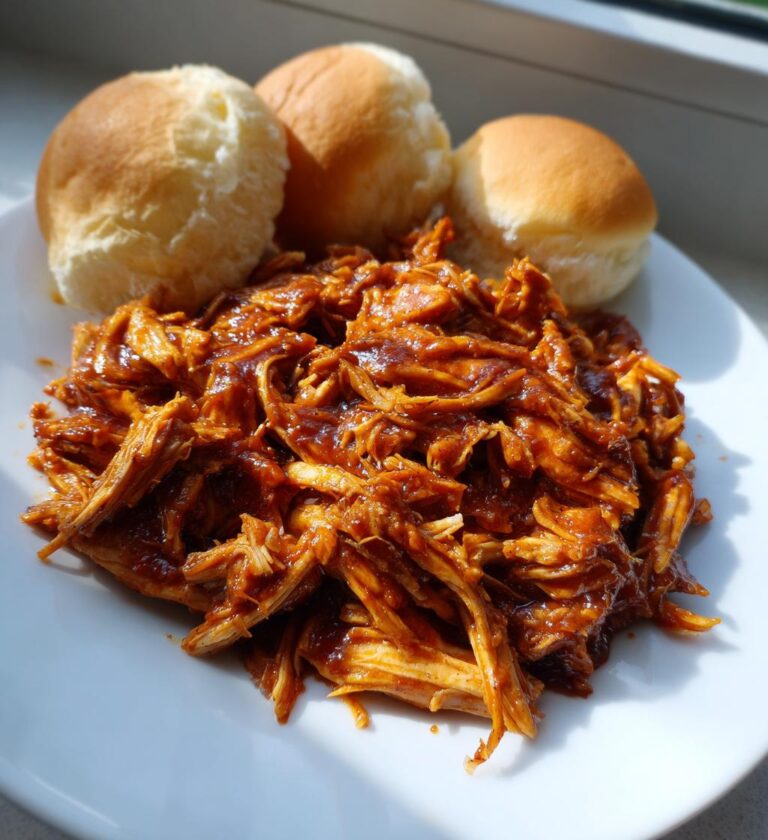 shredded chicken crockpot bbq