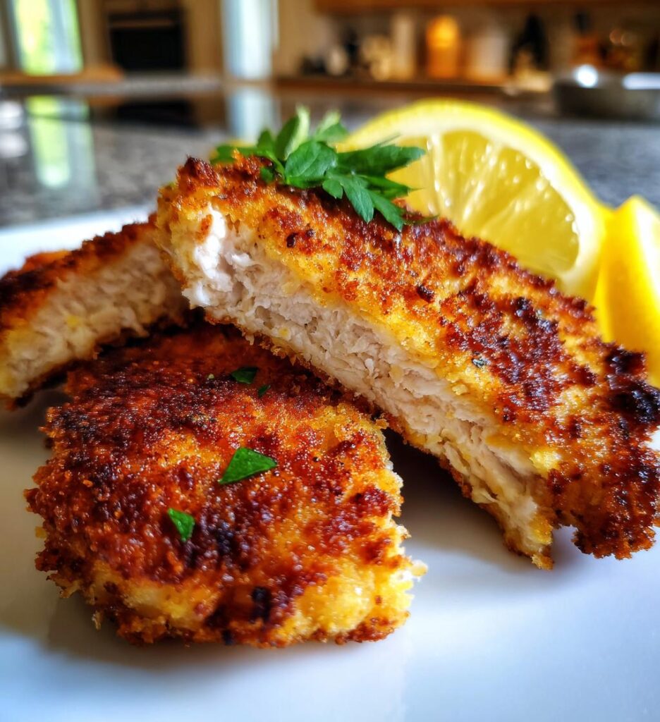 Austrian Schnitzel (with Chicken)