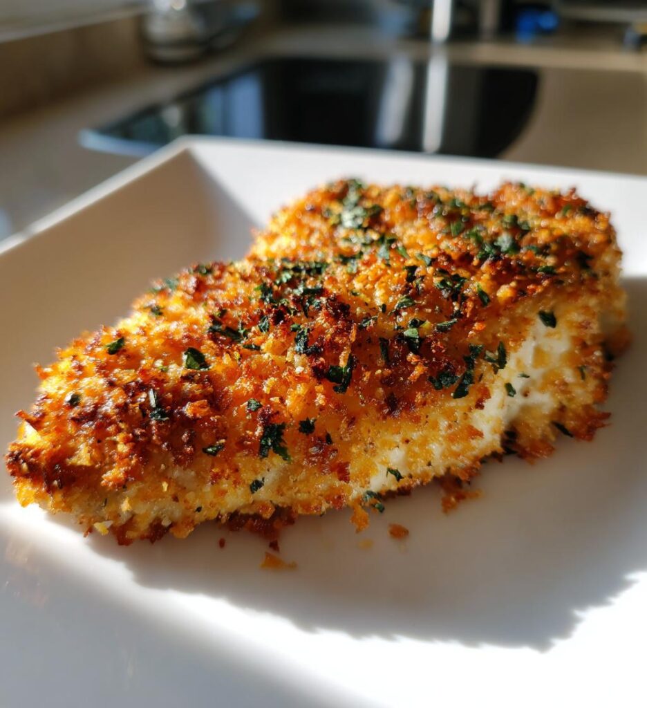 Copycat Longhorn Parmesan Crusted Chicken