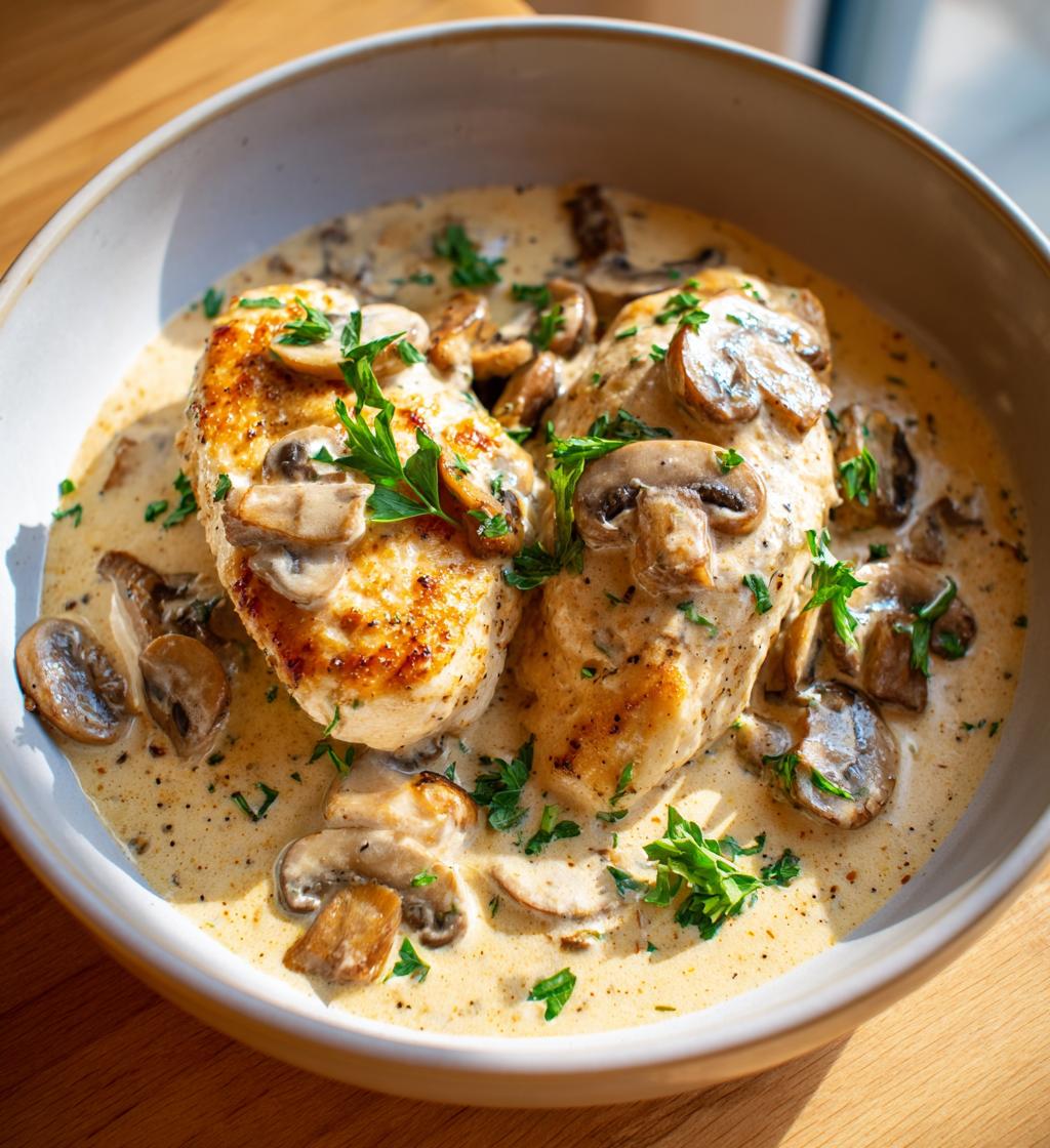 Creamy Chicken Marsala