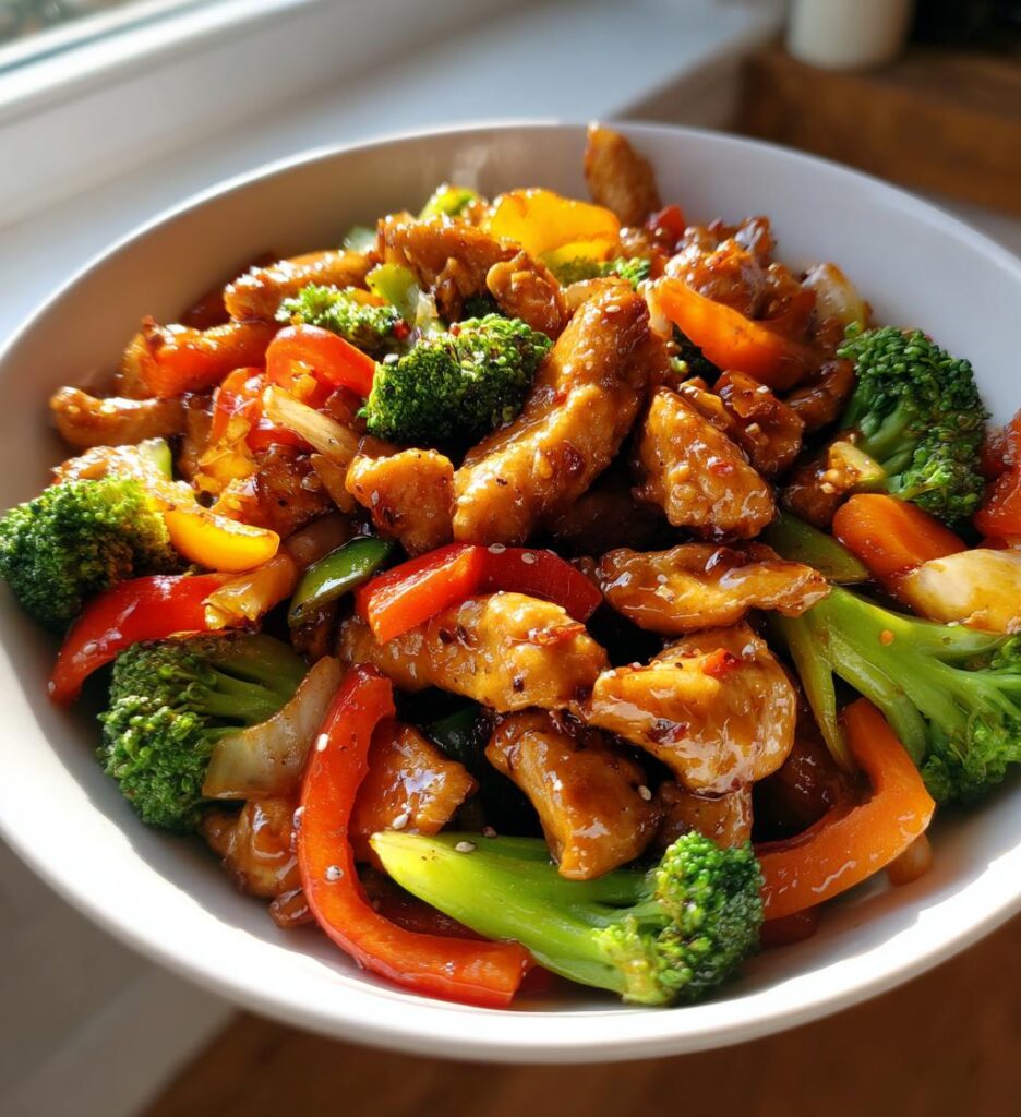 Honey Garlic Chicken Stir-Fry