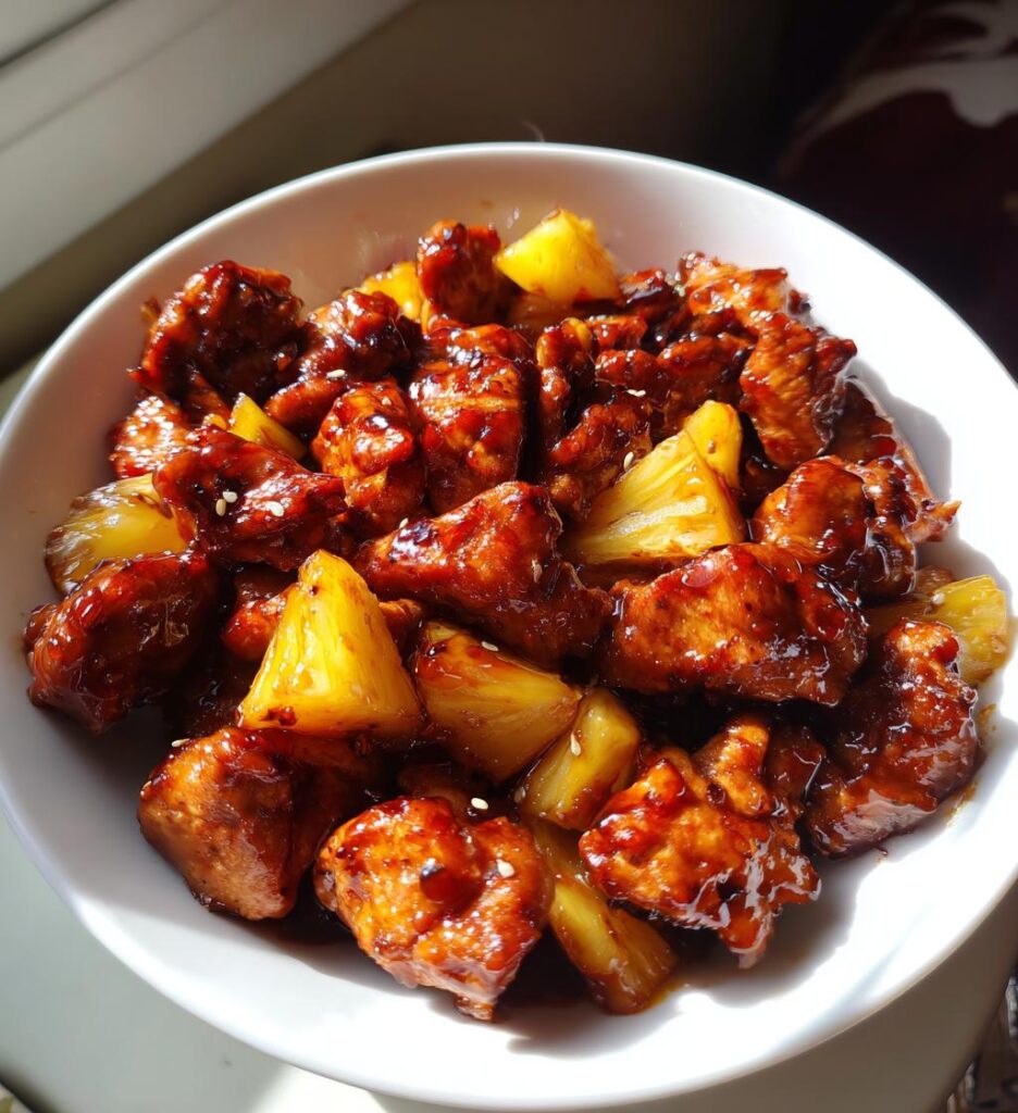 Pineapple Teriyaki Chicken Bites
