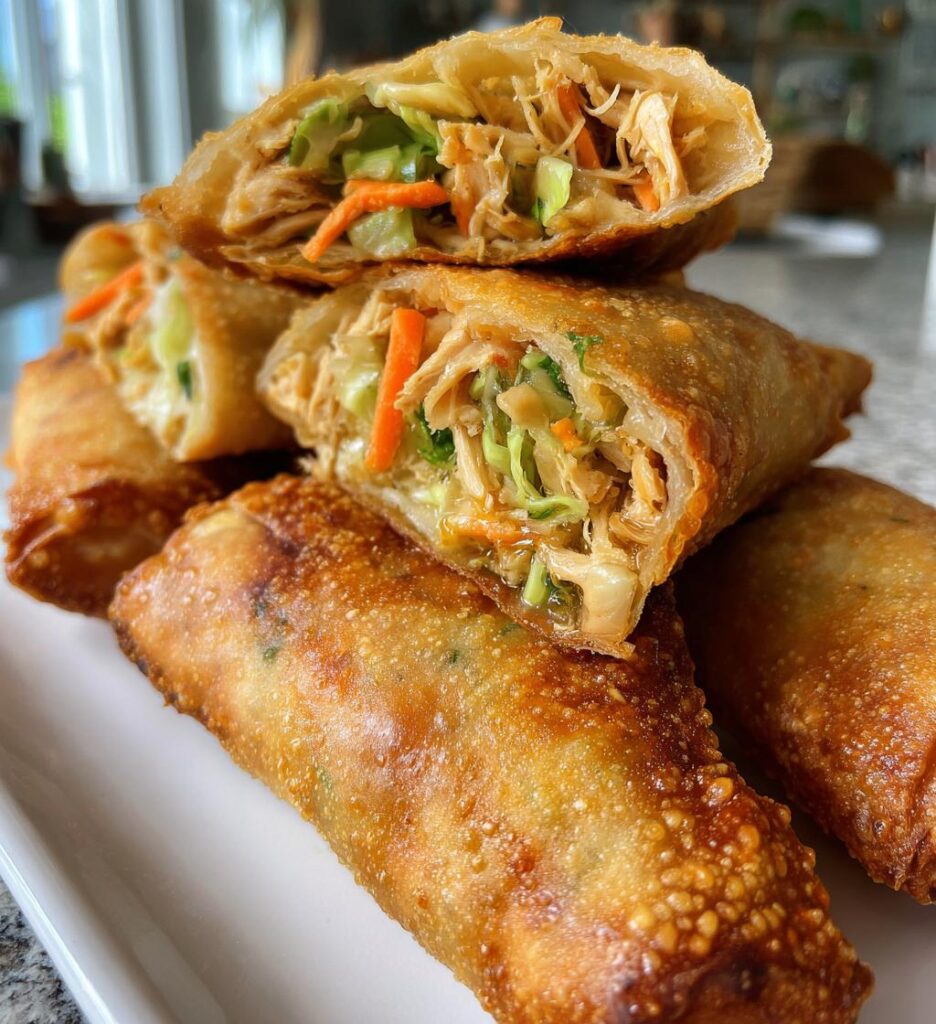 air fryer chicken egg rolls