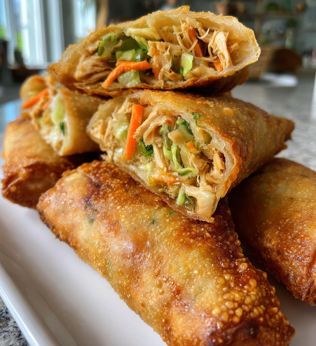 air fryer chicken egg rolls