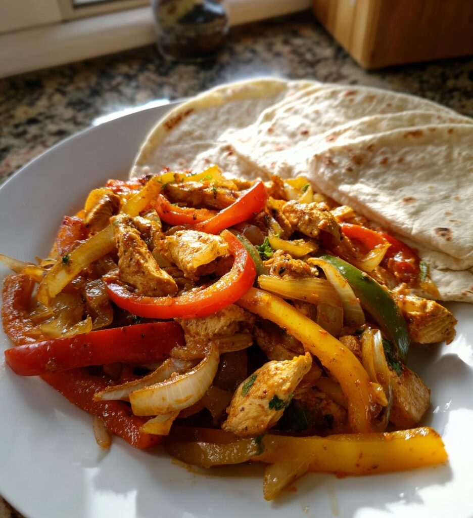 air fryer fajitas chicken