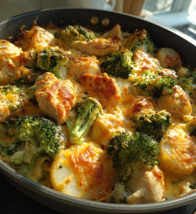 baked potato chicken and broccoli casserole