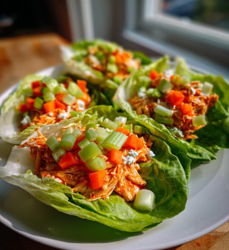 buffalo chicken lettuce wraps healthy