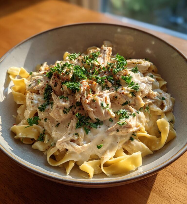 chicken alfredo slow cooker