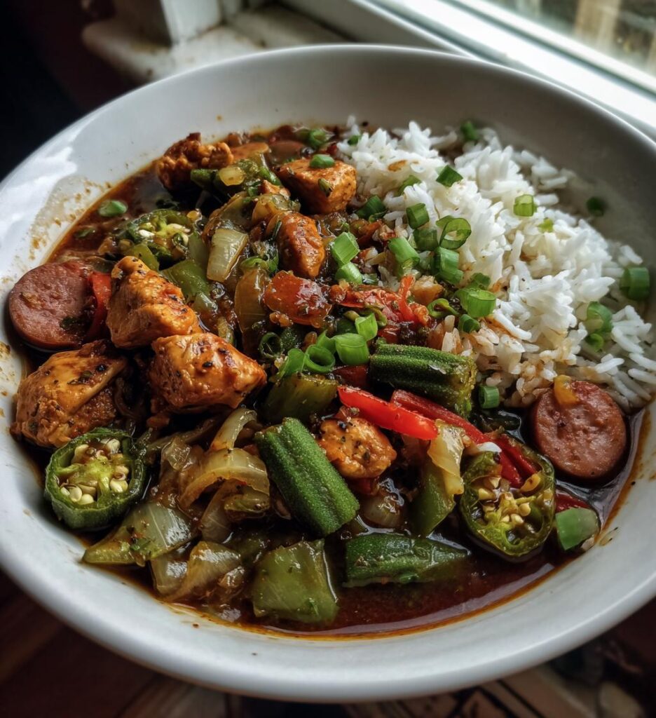 chicken and sausage gumbo
